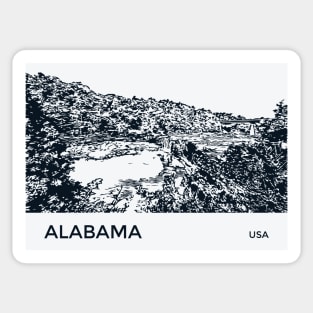 Alabama USA Sticker